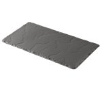 Basalt plat rectangulaire 30 x 16 cm