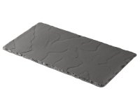 Basalt plat rectangulaire 30 x 16 cm