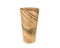 carton de 1000 (20 sachets de 50) pots snack newspaper ronds 48 cl