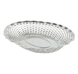 Corbeille à pain 25 x 18 cm Inox