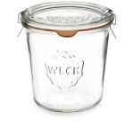 Weck bocal avec couvercle et joint 58 cl ø 10 cm h 10,7 cm