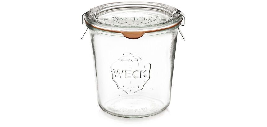 Weck bocal avec couvercle et joint 58 cl ø 10 cm h 10,7 cm