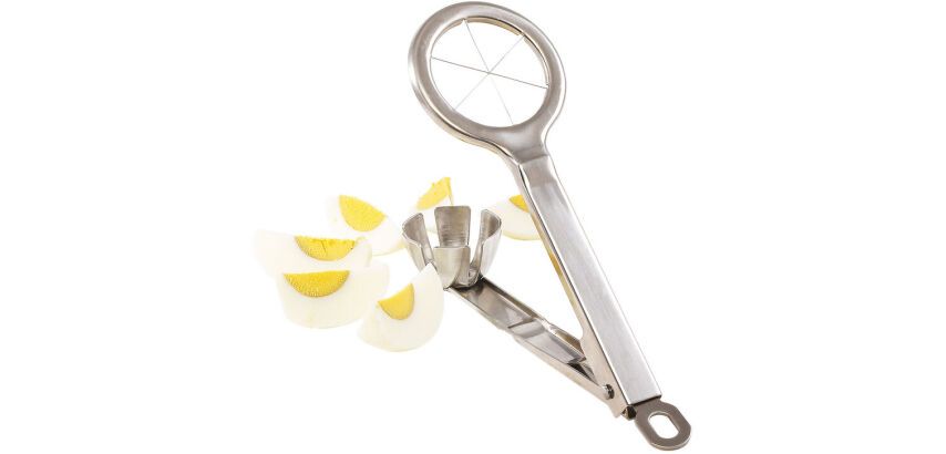 coupe-oeufs 6 quartiers inox