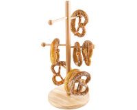Support à bretzels et à saucissons, en hêtre