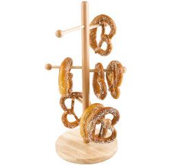 Support à bretzels et à saucissons, en hêtre
