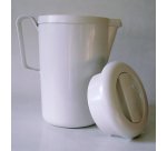 Pot isotherme blanc en ABS 1,2L