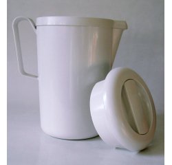 Pot isotherme blanc en ABS 1,2L