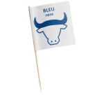 boîte de 100 picsteacks pique bois - papier bleu
