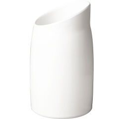 pot 1 litre Ø 120 h 21,5 cm blanc