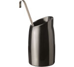 pot 1 litre Ø 120 h 21,5 cm noir