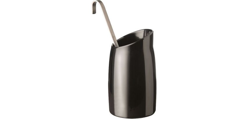 pot 1 litre Ø 120 h 21,5 cm noir