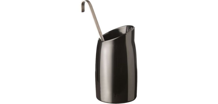 pot 1 litre Ø 120 h 21,5 cm noir