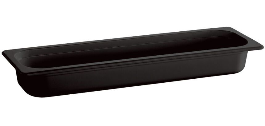 bac mélamine GN 2/4 noir