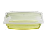 couvercle en copolyester transparent pour ravier rectangulaire