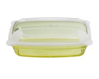 couvercle en copolyester transparent pour ravier rectangulaire