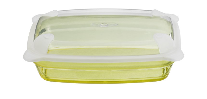 couvercle en copolyester transparent pour ravier rectangulaire