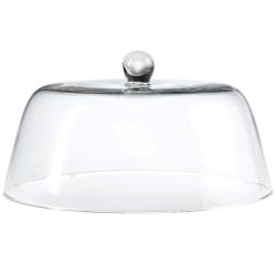 cloche en verre ø 32  cm  h 18,7 cm