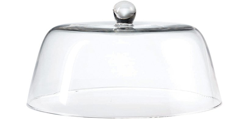 cloche en verre ø 32  cm  h 18,7 cm
