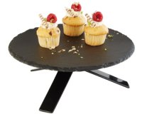 support métal gommé pour buffet ø 16 cm h 12 cm