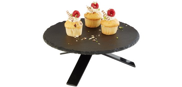 support métal gommé pour buffet ø 16 cm h 12 cm