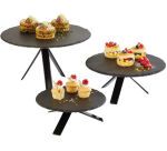 support métal gommé pour buffet ø 16 cm h 18 cm