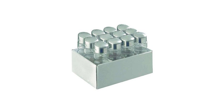lot de 12 salières/poivrières