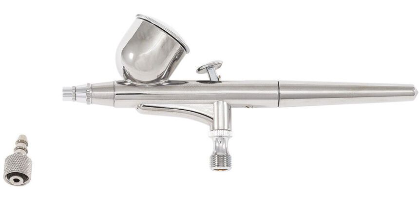 aérographe standard acier chromé double effet buse 0.3 mm