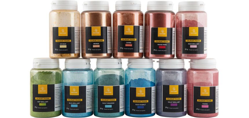 colorant poudre dispersable violet 25 g