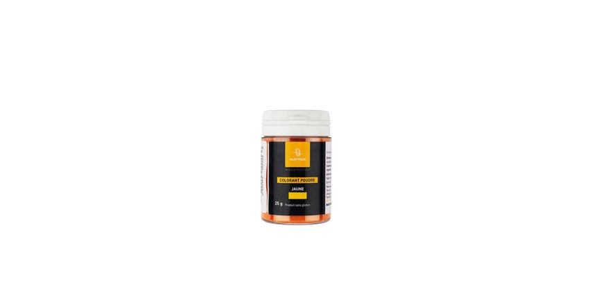 colorant poudre aqua-soluble jaune 25 g