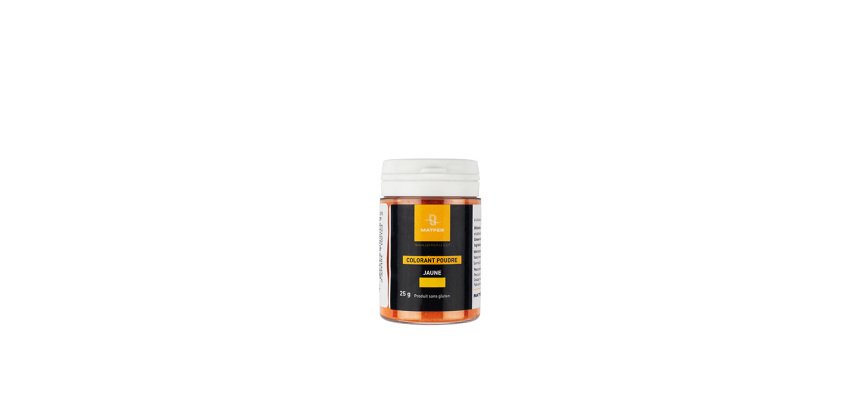 colorant poudre aqua-soluble jaune 25 g