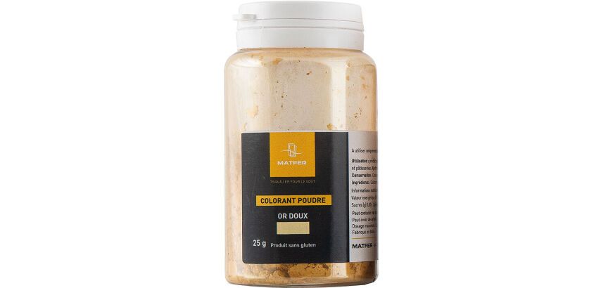 colorant poudre dispersable or 25 g