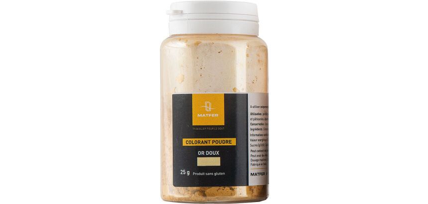 colorant poudre dispersable or 25 g