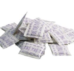 paquet de 100 sachets de silice pour conservation des pièces en sucre emballées