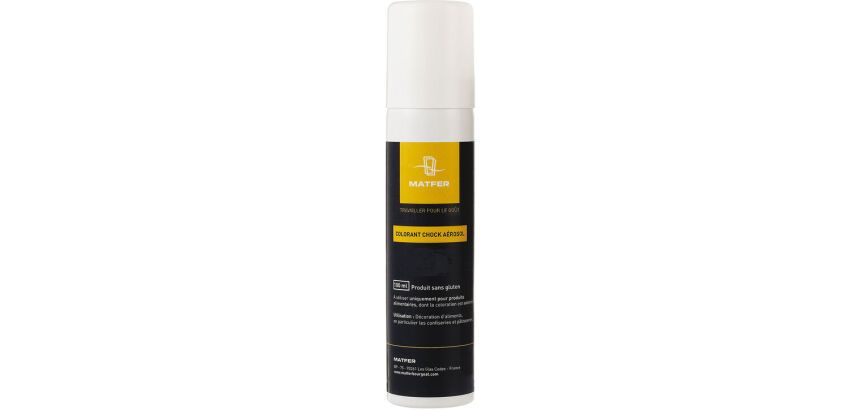 Chock spray pour décors en chocolat blanc 100 ml