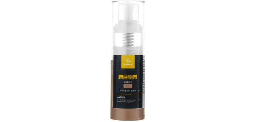 spray poudre métallique en atomiseur bronze 8 g