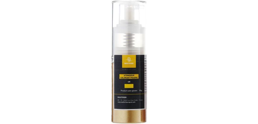 spray poudre métallique en atomiseur or 10 g