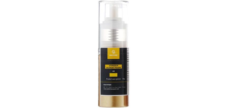 spray poudre métallique en atomiseur or 10 g