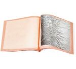 carnet de 25 feuilles d'argent pour décor pâtisserie 9.5x.5 cm