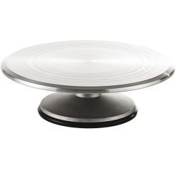 plateau tournant aluminium 32x9.5 cm