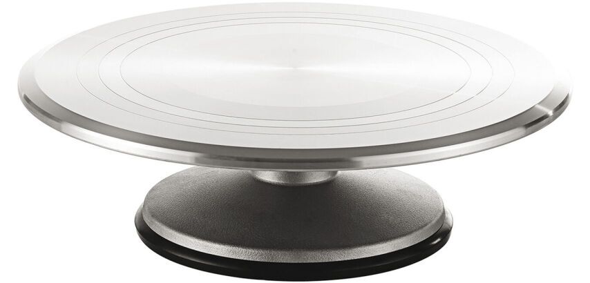 plateau tournant aluminium 32x9.5 cm