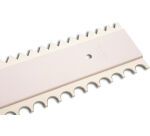 peigne à décor polypropylène à charlotte dentures droite et arrondies 69 cm