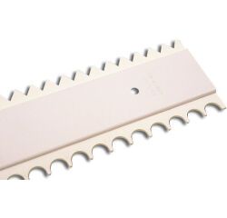 peigne à décor polypropylène à charlotte dentures droite et arrondies 69 cm