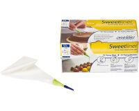 lot de 10 cornets à écriture polypropylène avec douille 0.5 mm 21.5x11.5 cm
