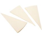 lot de 5 cornets à écriture en tissu enduit lavable 20 cm