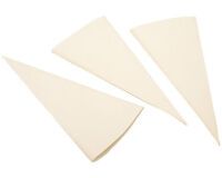 lot de 5 cornets à écriture en tissu enduit lavable 20 cm