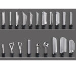 set de 20 outils à sculpter inox