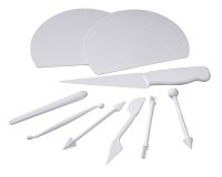 set de 9 outils spécial écoles pour la pâte d'amande