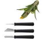 set de 3 outils à sculpter inox
