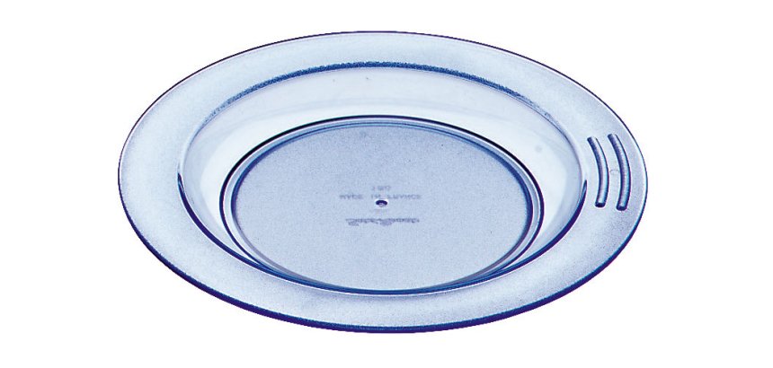 assiette demi-creuse en copolyester