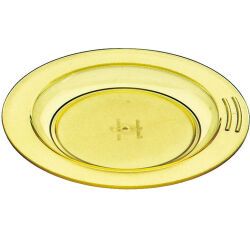 assiette demi-creuse en copolyester Ø 23 cm jaune
